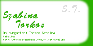 szabina torkos business card